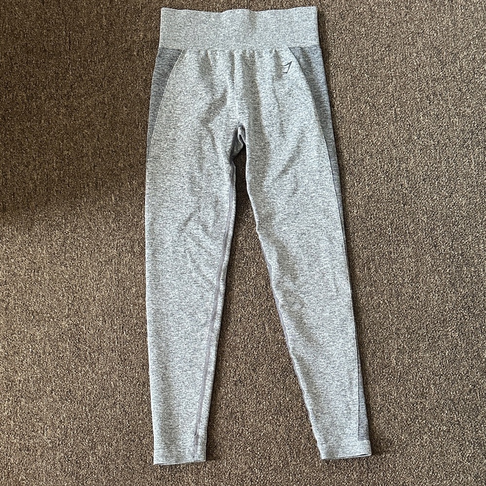 Gymshark Gray High-Waist Seamless Leggings